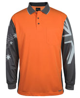 JB's HV L/S SOUTHERN CROSS POLO -  6HSCL
